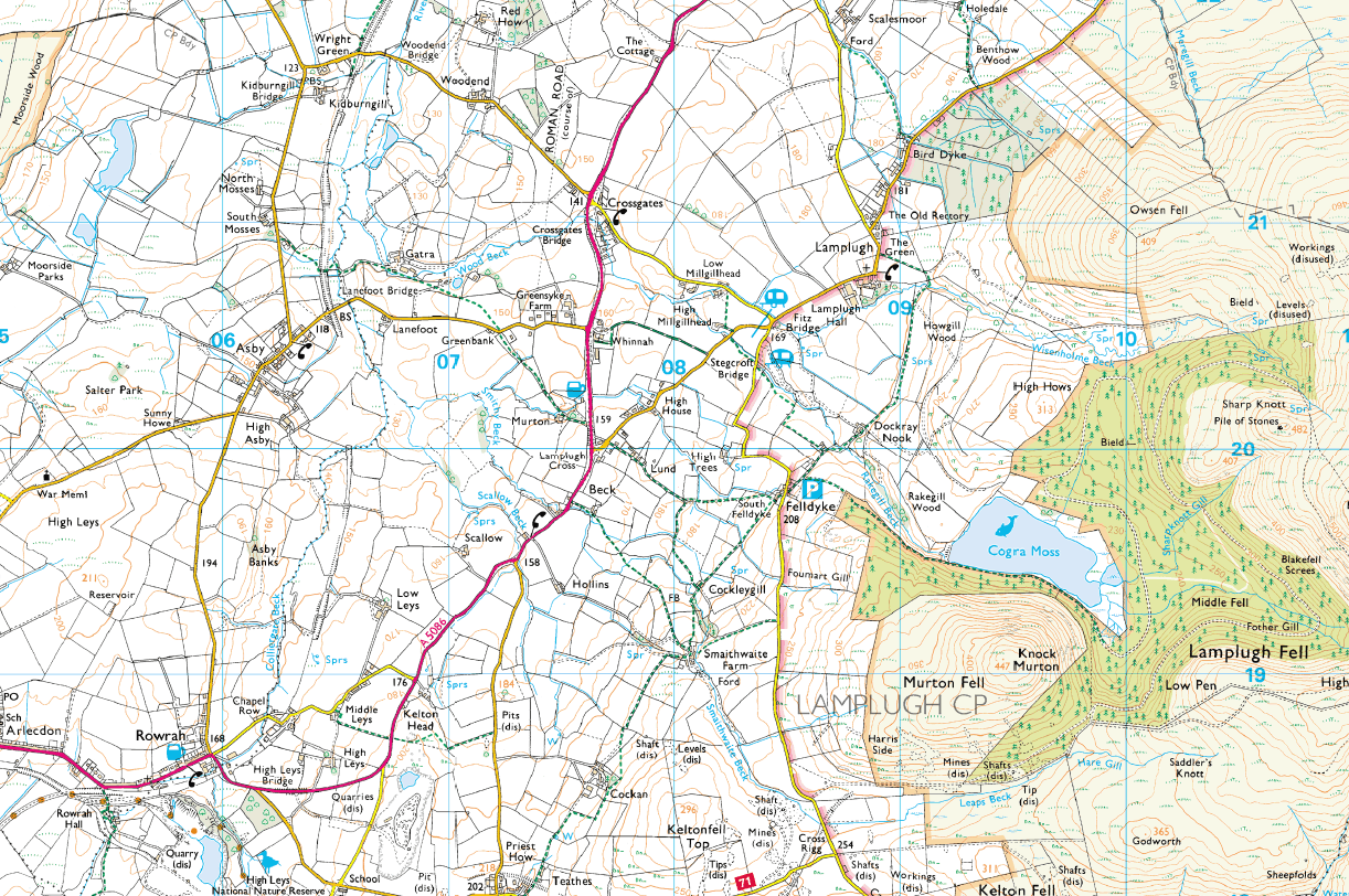 Central Lakeland Routes
